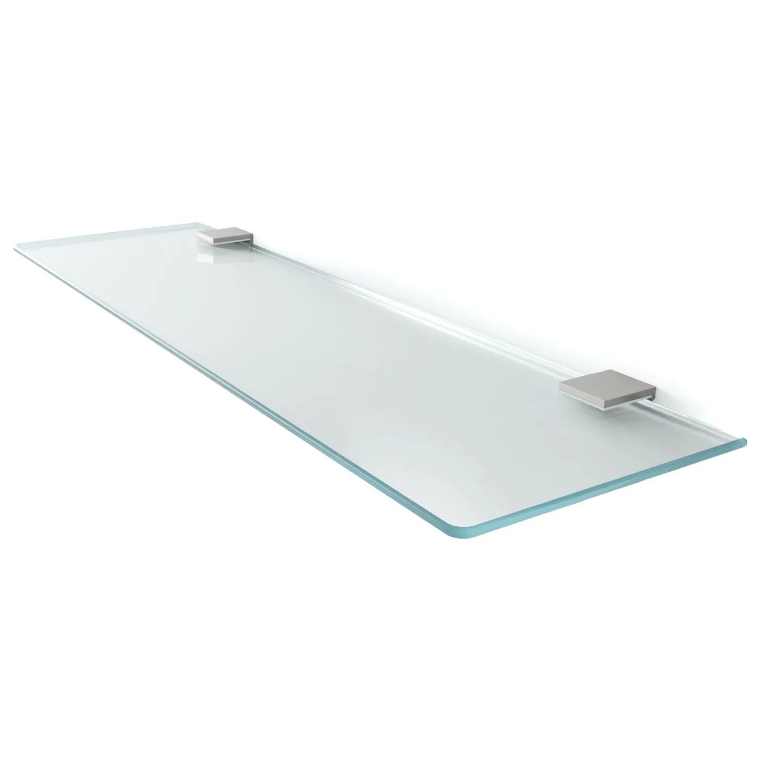 Tulup Glasregal Bad 45x13 cm Glasablage Badezimmer Milchglas Badezimmer Glasablage Matt Glasablage für Badezimmer Satiniert