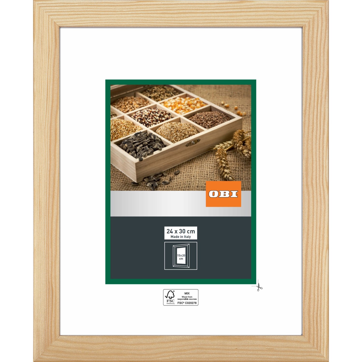 OBI HolzWechselrahmen Natur 24 cm x 30 cm FSC® kaufen bei OBI