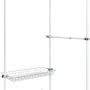 Wenko Teleskop-System Herkules Duo: flexibles Schranksystem mit Stangen und Körben.