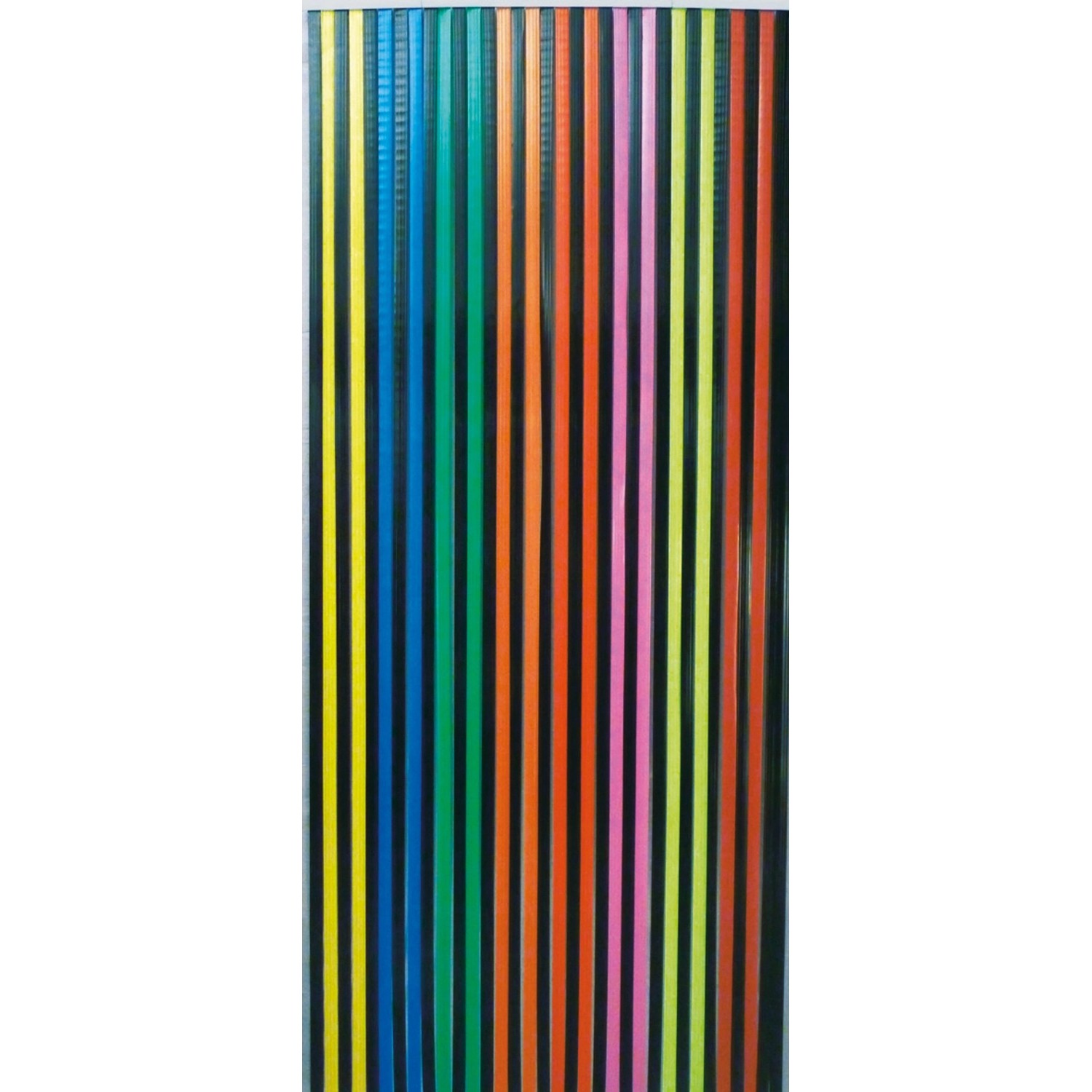 Streifenvorhang Multicolor  90 cm x 200 cm günstig online kaufen
