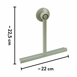 Baliv Moss Green Duschabzieher aus Polyresin, ein Badhelfer für glatte Duschwände.