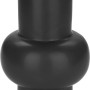 Schwarze Vase Midnight Mystery mit modernem Design für Wohnraumdekoration.