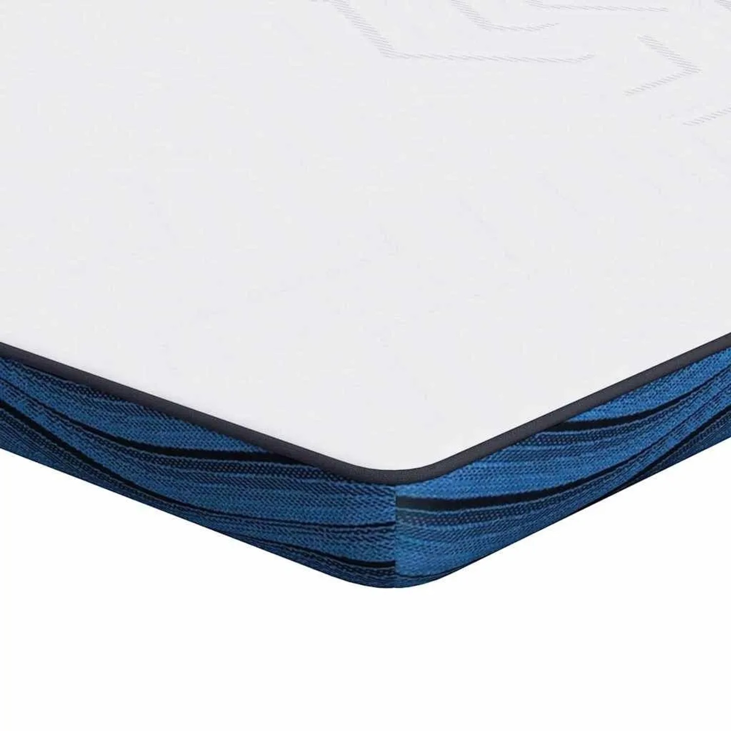 vidaXL Matratzenauflage Weiß 140 x 200 cm Jacquard-Stoff 4106260
