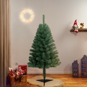 Grüne Kunsttanne Fundy, 120 cm hoch, inklusive Ständer. Ideal als Weihnachtsbaum für Innenräume.