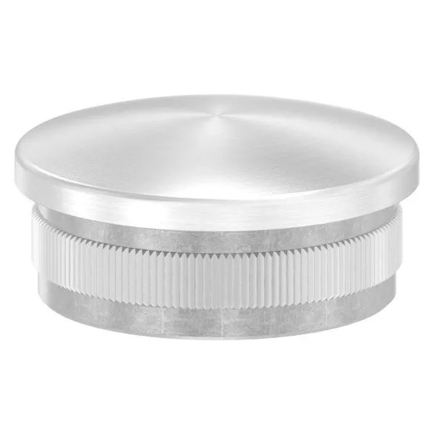 FeNau Einsteckkappe Edelstahl V2A Für Rohr Ø 42,4x2,0 mm Gewölbt Zum Einschlagen