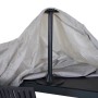 Siena Garden Aquashield Set: Abstandshalter unter hellgrauer Schutzhülle für Tisch, für bessere Belüftung.