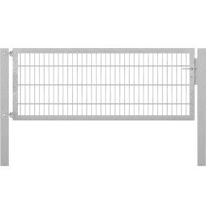 Feuerverzinktes Gartentor Flexo Plus, 200x80 cm, mit Pfosten. Robust und langlebig.