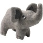 Grauer Hunter Hundespielzeug Elefant Eiby, 19 cm, aus robustem Materialmix zum Spielen und Kuscheln.
