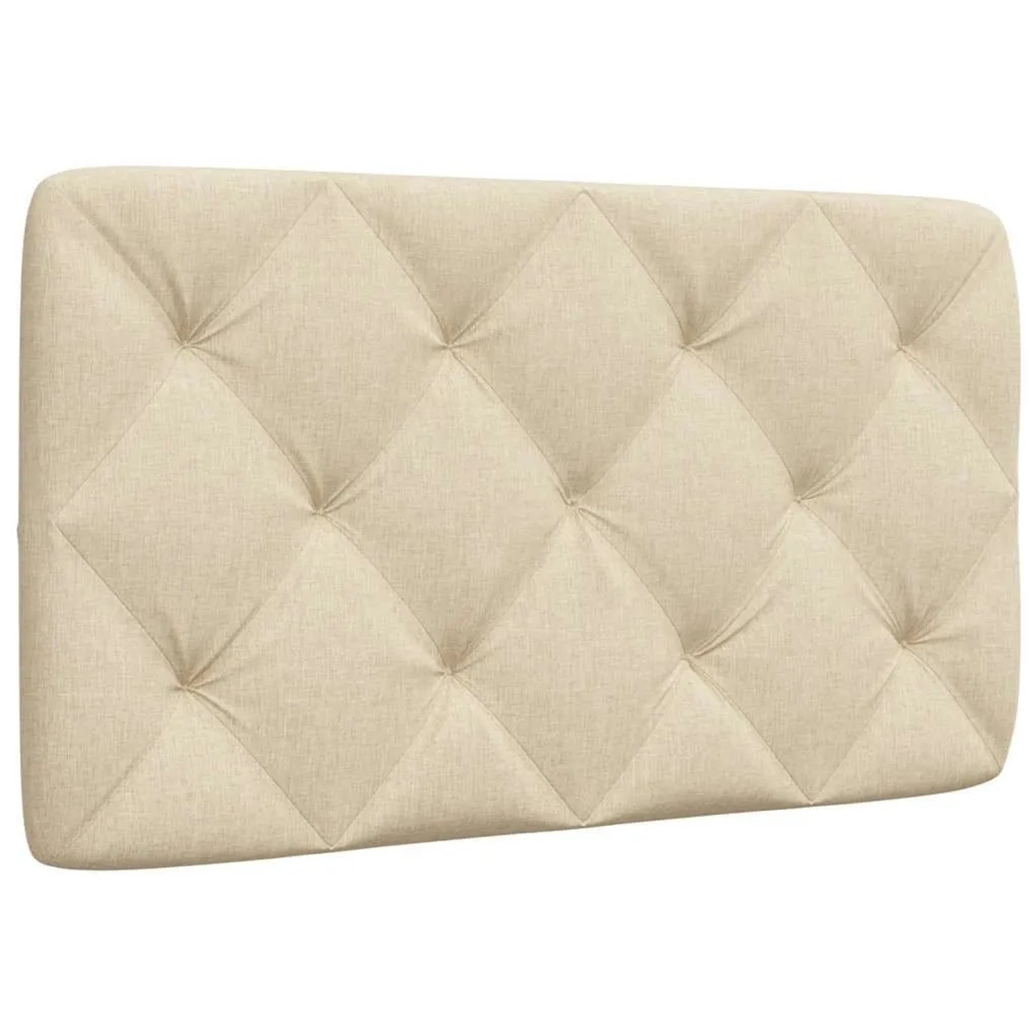 vidaXL Kopfteil-Kissen Creme 90 cm Stoff 4019203