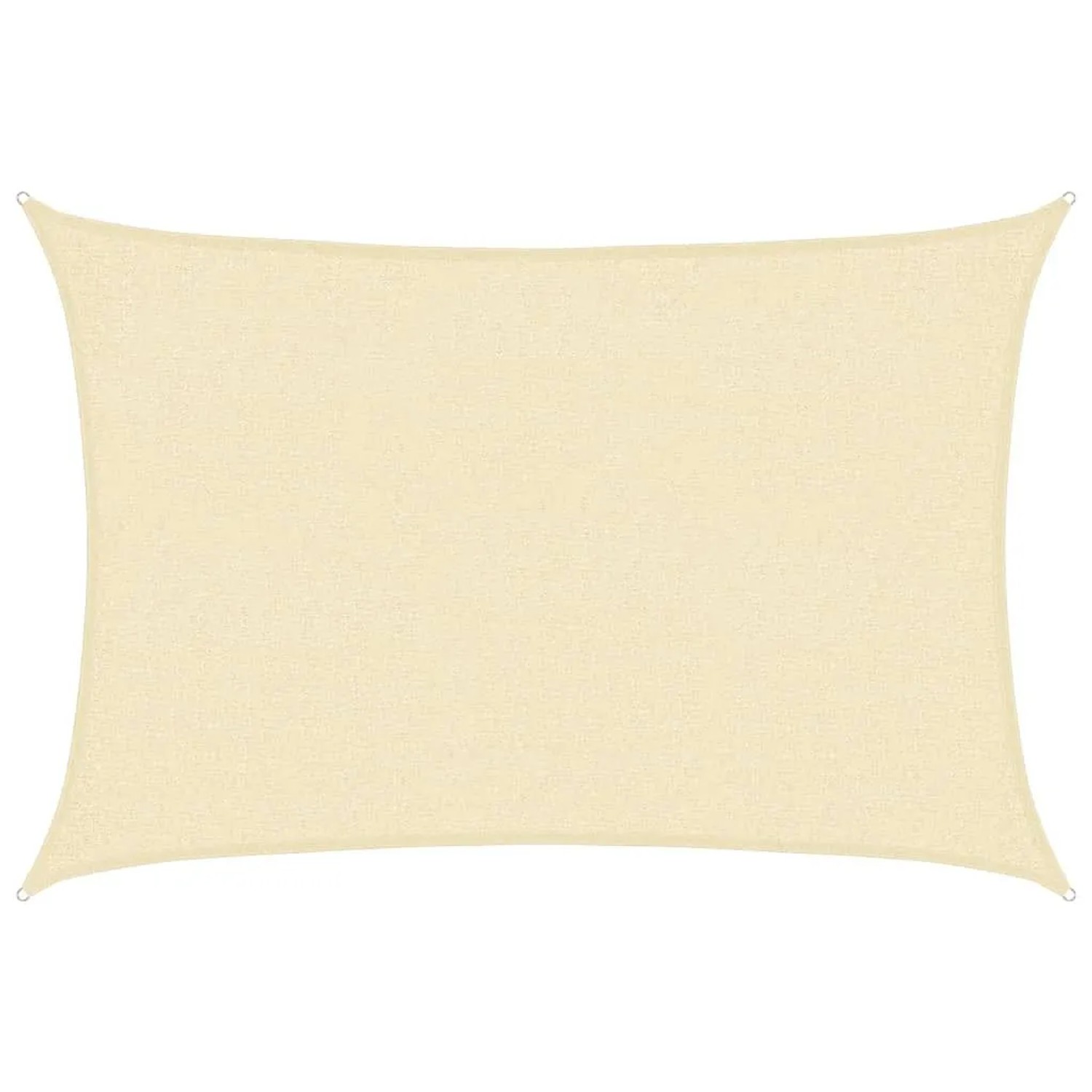 vidaXL Sonnensegel 160 g/m² Creme 2x3 m HDPE 311172