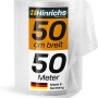 Rolle Hinrichs Luftpolsterfolie, 50m x 0,5m, zum Verpacken und Schützen.