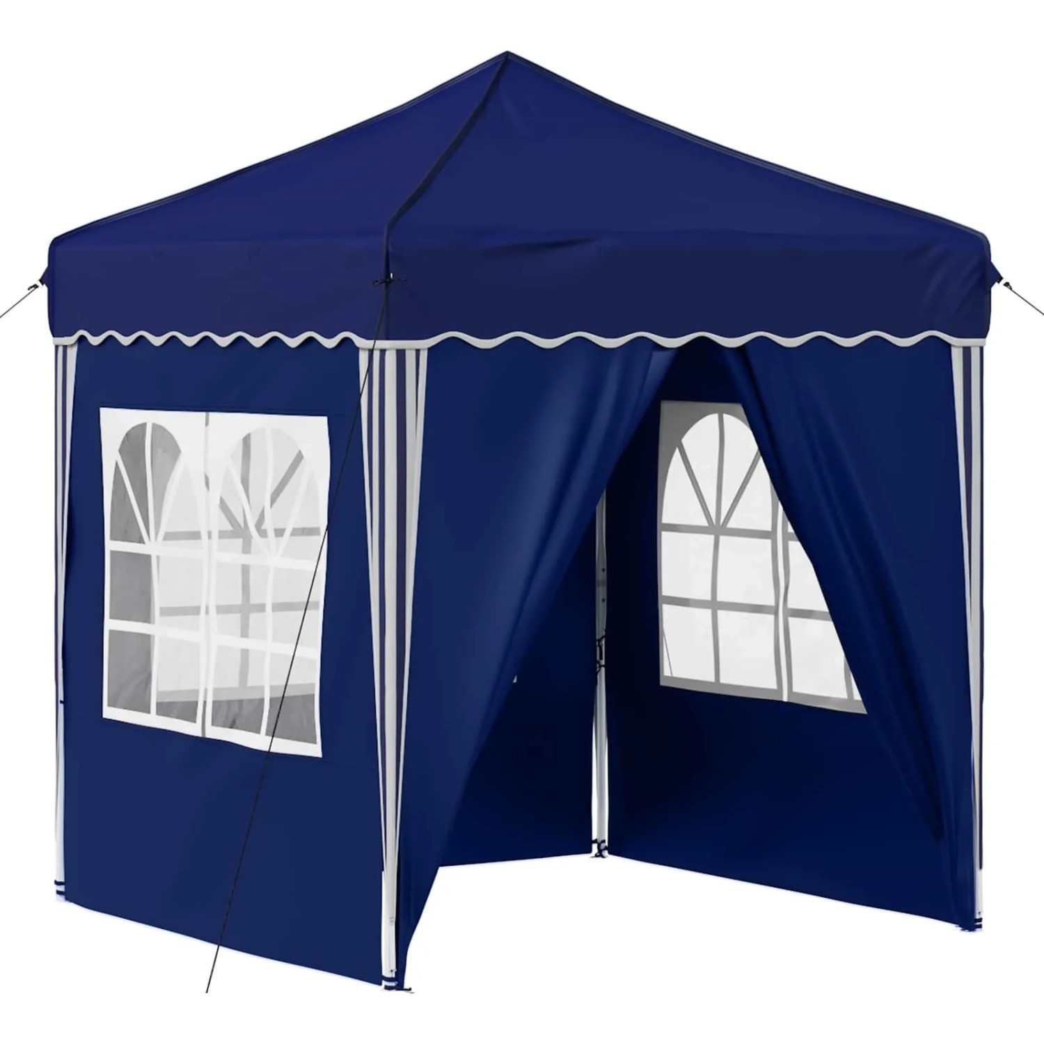 vidaXL Pop-up Partyzelt Blau 195 x 195 x 245 cm Oxford-Stoff 42019736