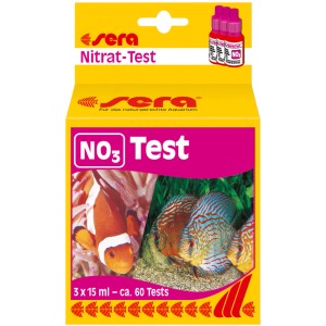 Sera NO3-Test: Aquarium Wassertester zur Nitratbestimmung, ausreichend für 60 Messungen.