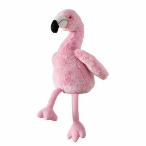 Rosa Boltze Kuscheltier Lula Flamingo aus weichem Plüsch, 40 cm hoch.