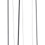 Näve Pendelleuchte Korie mit 3 schwarzen Metallschirmen und E27 Fassungen.