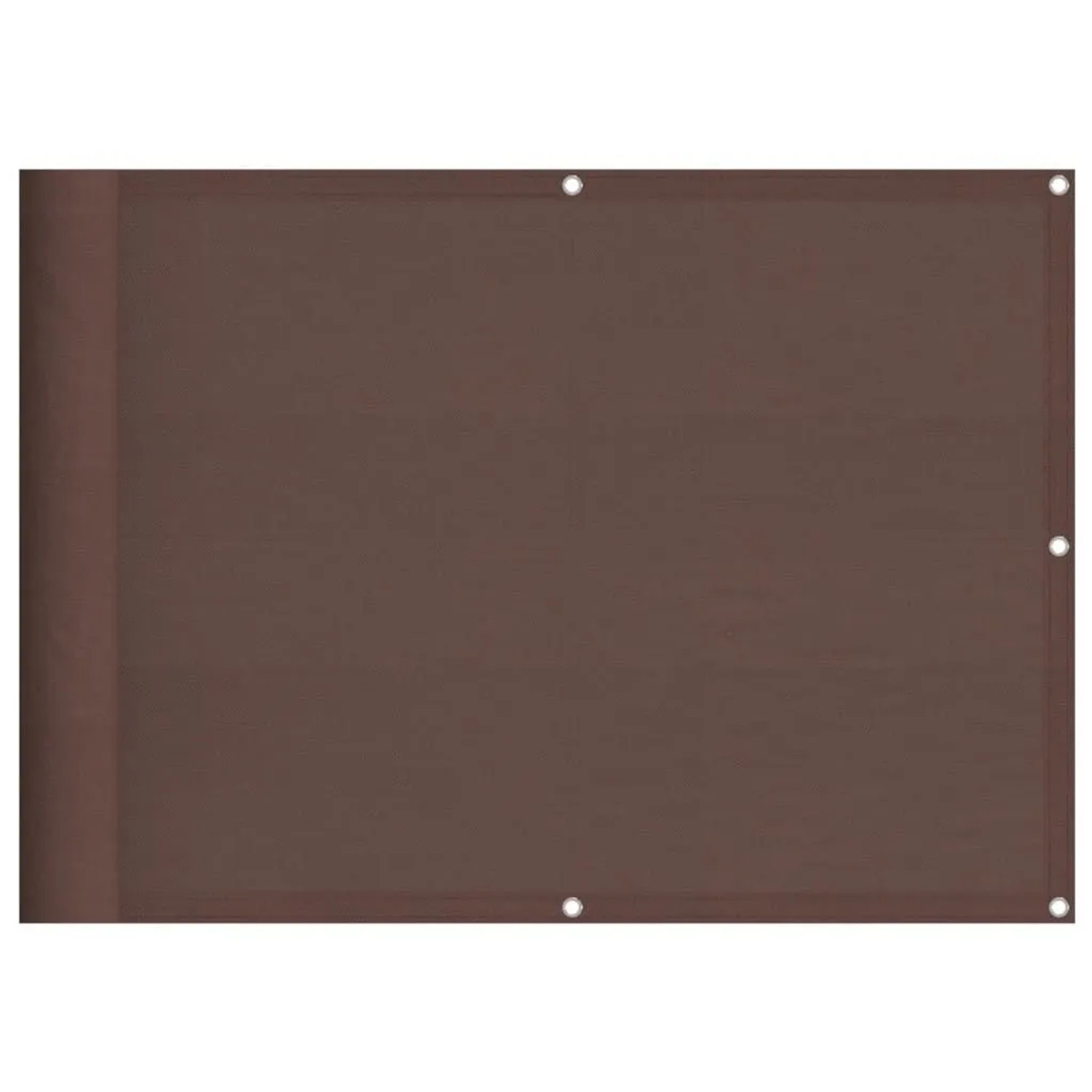 vidaXL Balkon-Sichtschutz Braun 75x1000 cm 100 % Polyester-Oxford 4000384 günstig online kaufen