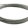 Drahtseil V4A, 4 mm x 10 m, aus Edelstahl, für Treppen & Geländer.