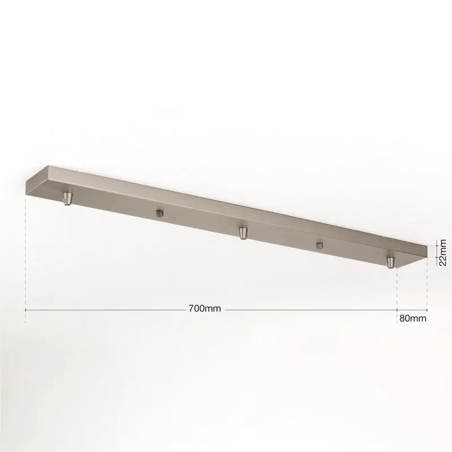 Orion's Ruler Orion Lightstyle Pendelleuchten Baldachin 3 Auslässe Silber Metall 70 x ...