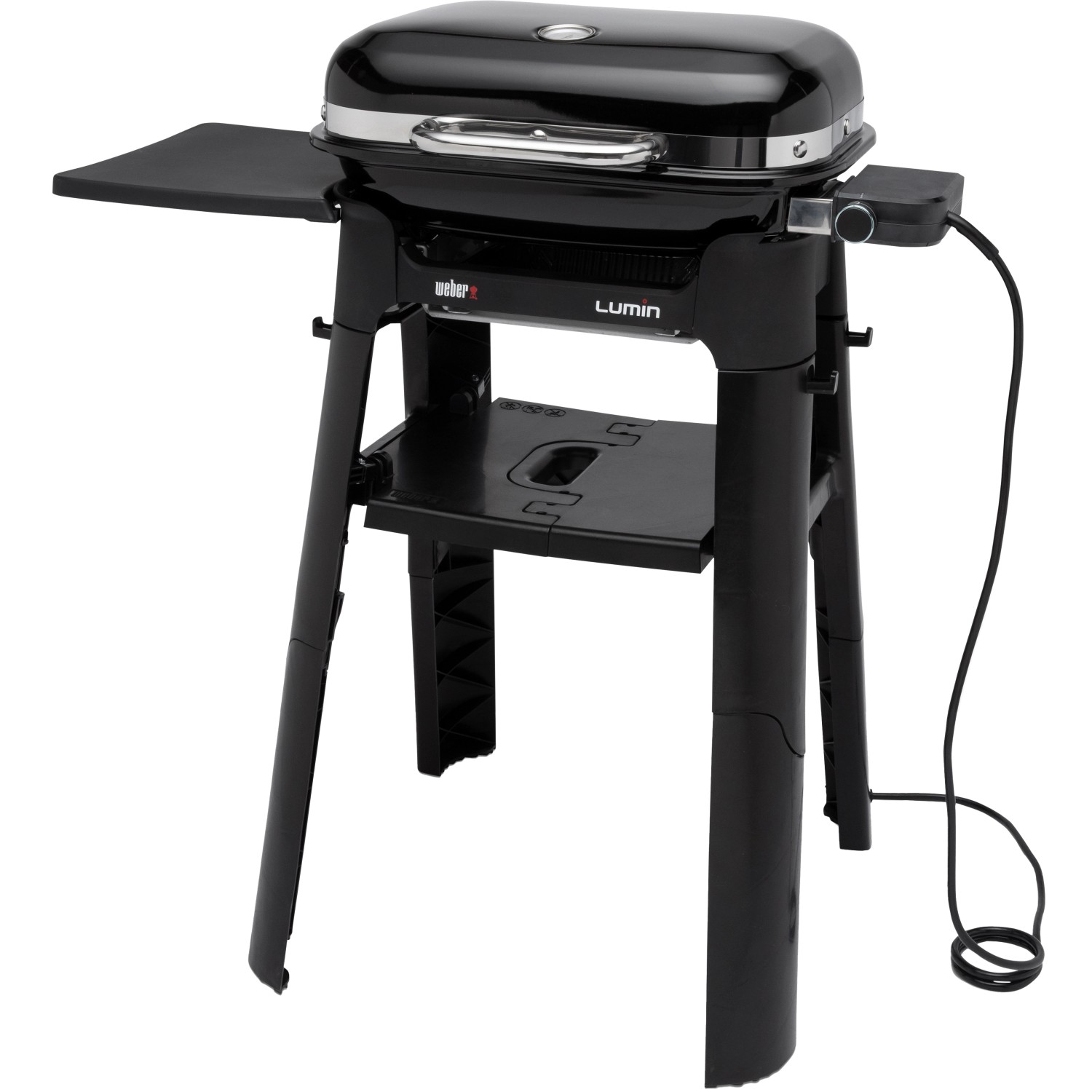 Weber Elektrogrill Lumin Compact Stand Black Modern und Praktisch