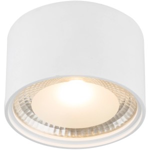 Weiße Globo LED-Deckenleuchte Serena, Ø 11,3 cm, für moderne Wohnräume.