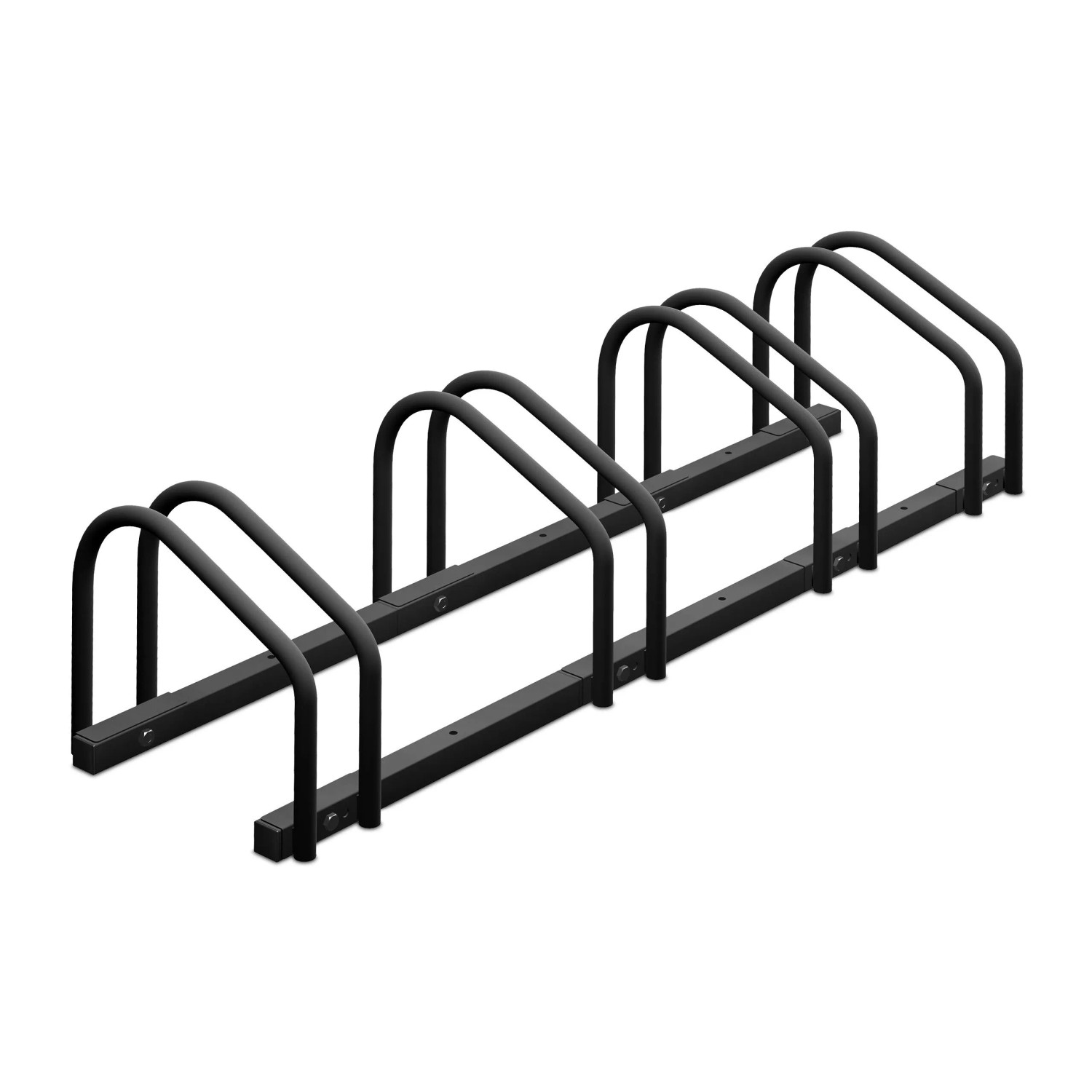 Relaxdays Fahrradständer für 4 Fahrräder Stahl Anthrazit 100 cm x 33 cm x 27 cm