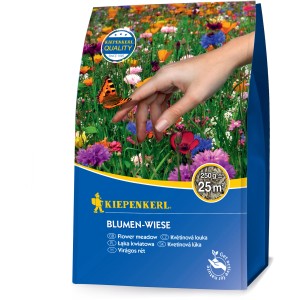 Kiepenkerl Blumen-Wiese: Samenmischung für eine bunte Blumenwiese, ideal für Nützlinge.