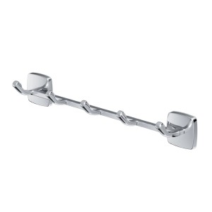 AM.PM Handtuchhaken-Set Gem Chrom, 4 Haken, Edelstahl, zur Wandmontage im Badezimmer.