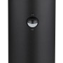 Schwarze, matte Globo Außenleuchte mit Sensor, 50cm hoch. Wegeleuchte für den Garten.