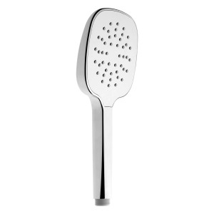 Eckige Sturotec Handbrause mit Regenstrahl, 6 l/min, Eco-Line, Chrom.