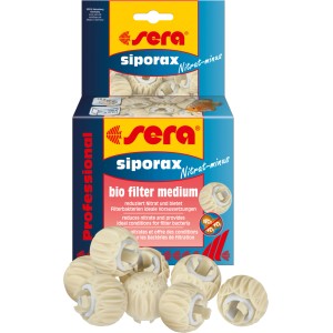 Sera siporax Nitrat-minus Professional Bio Filtermedium für Aquarien, 500ml Packung.