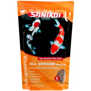 Velda SaniKoi All Season Fischfutter, 6mm, 3L, Hauptfutter für Koi mit Weizenkeimen und Vitaminen.