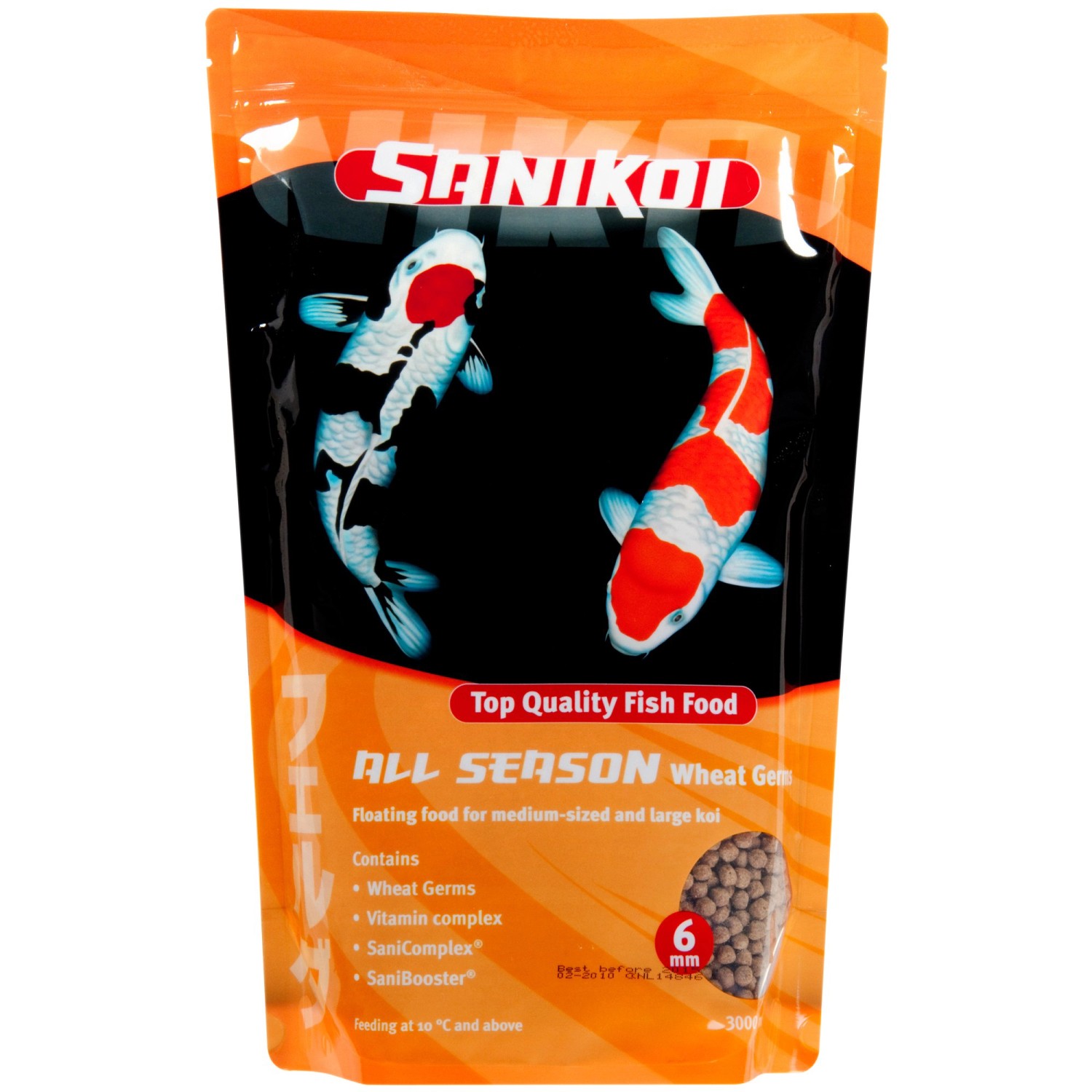 Velda Fischfutter SaniKoi All Season 6 mm 3 l