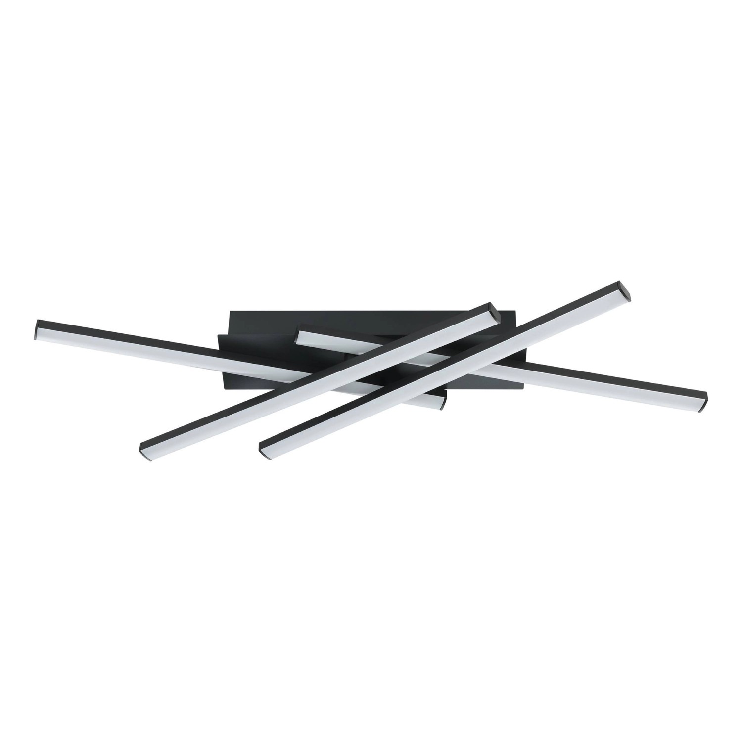 EGLO LED Deckenleuchte VASCELLA Schwarz 690x120mm 4000K 2500lm günstig online kaufen