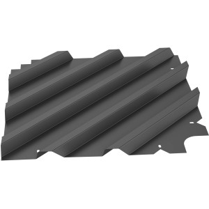 Biohort Zwischenboden Eckteil, 0,5 m, dunkelgrau-metallic, für Hochbeete.