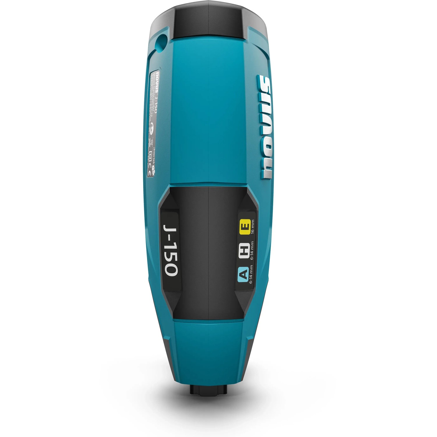 Novus Elektrotacker J-150 in Türkis und Schwarz. Ideal zum Befestigen von Stoffen und Geweben.