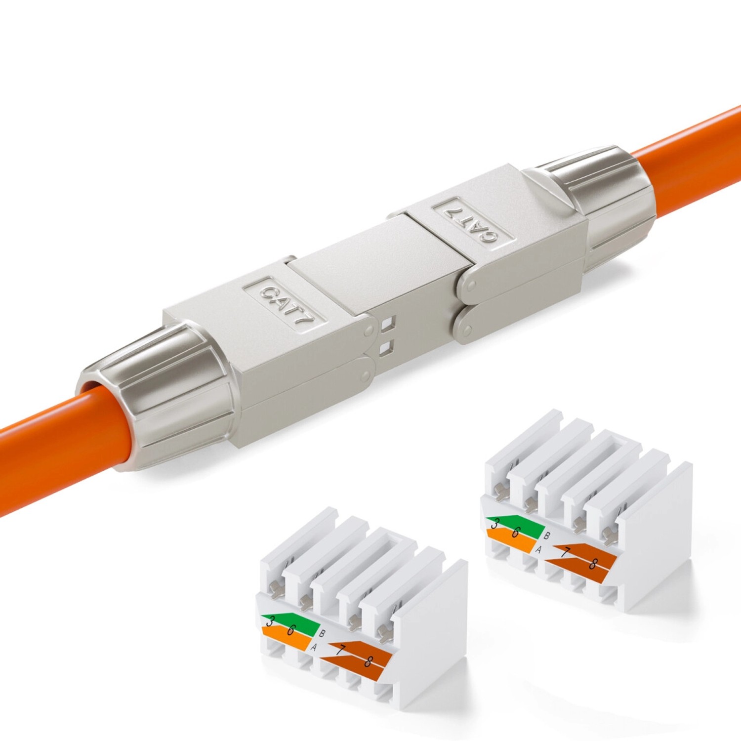 hb-digital Netzwerkkabel Verbinder CAT 7 LSA Adapter werkzeuglos günstig online kaufen