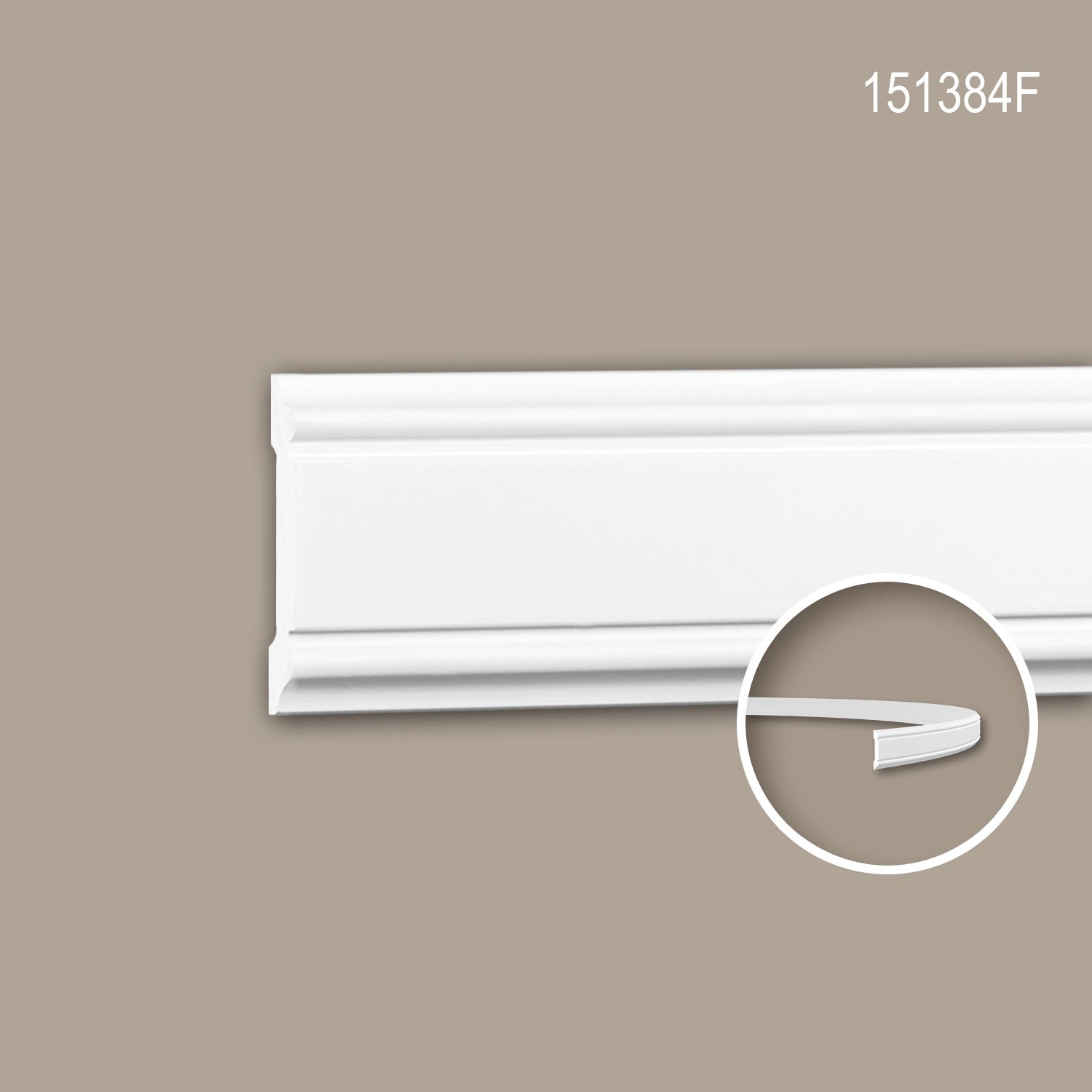 PROFHOME 151384F Flexible Wand- und Friesleiste Stuckleiste Zierleiste 2 m günstig online kaufen