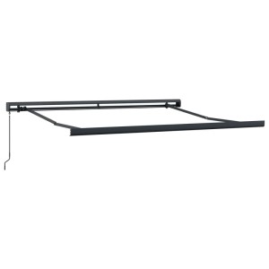 vidaXL Ausziehbare Markise Sand 400 x 300 cm Leinen und Aluminium 3426082