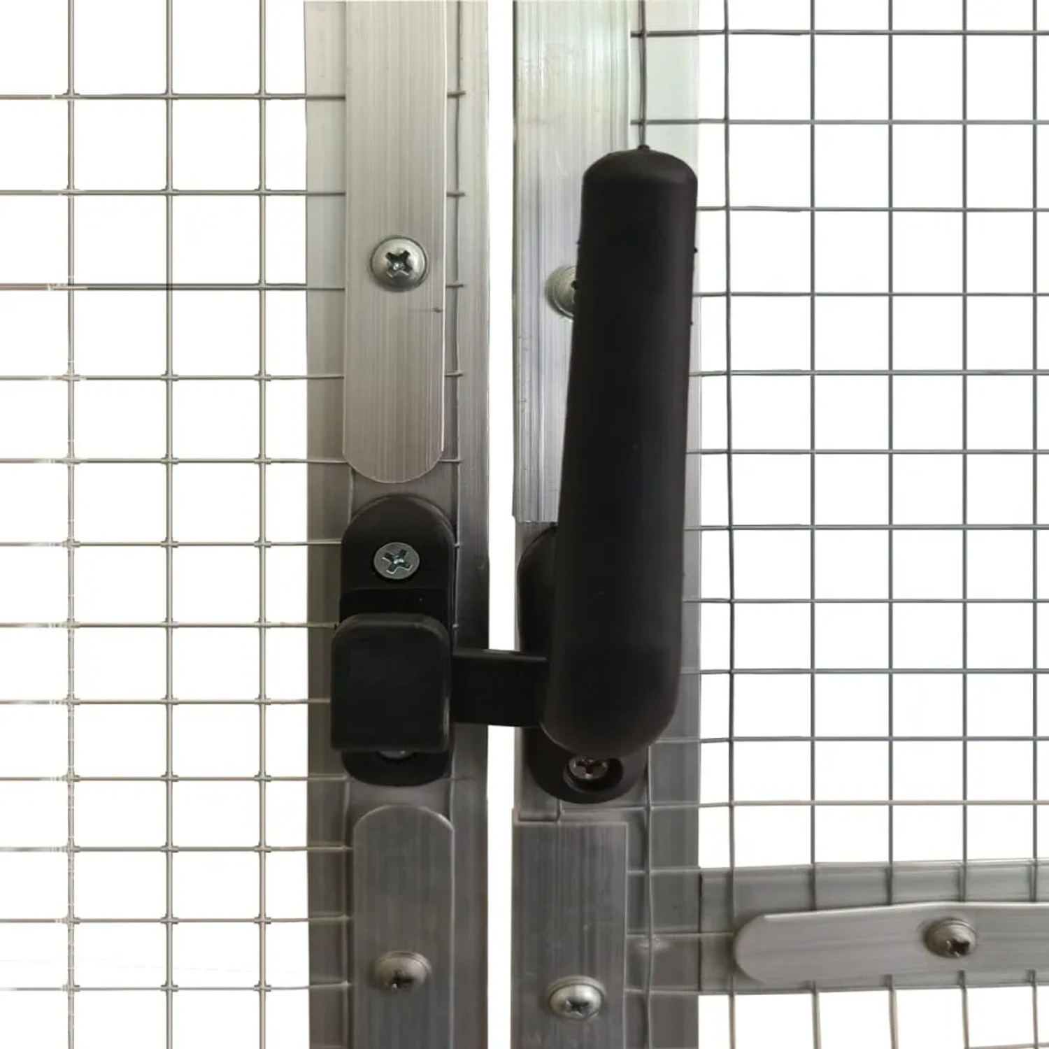 vidaXL Voliere Silbern 179x100x185 cm Aluminium_4