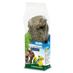 JR Farm Dental Cookies Löwenzahn 150g, Ergänzungsfutter für Nager zur Zahnpflege.