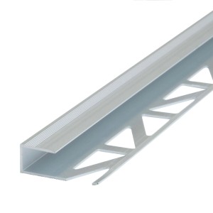 Dalsys Abschlussprofil, 100cm, Aluminium Silber, Abschlussleiste für Bodenbeläge.