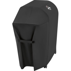 Schwarze Jamestown Wetterschutzhülle für Kane 4 Brenner Gasgrill.