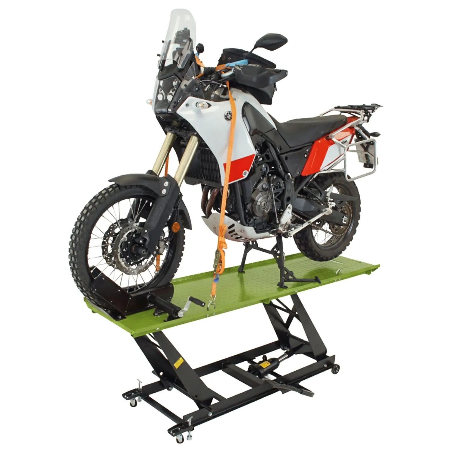 TRUTZHOLM Motorradhebebühne Hydraulisch 450kg Breite 55cm Schwarz Grün
