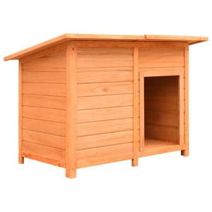 vidaXL Hundehütte Kiefernholz & Tannenholz 120x77x86 cm 170641