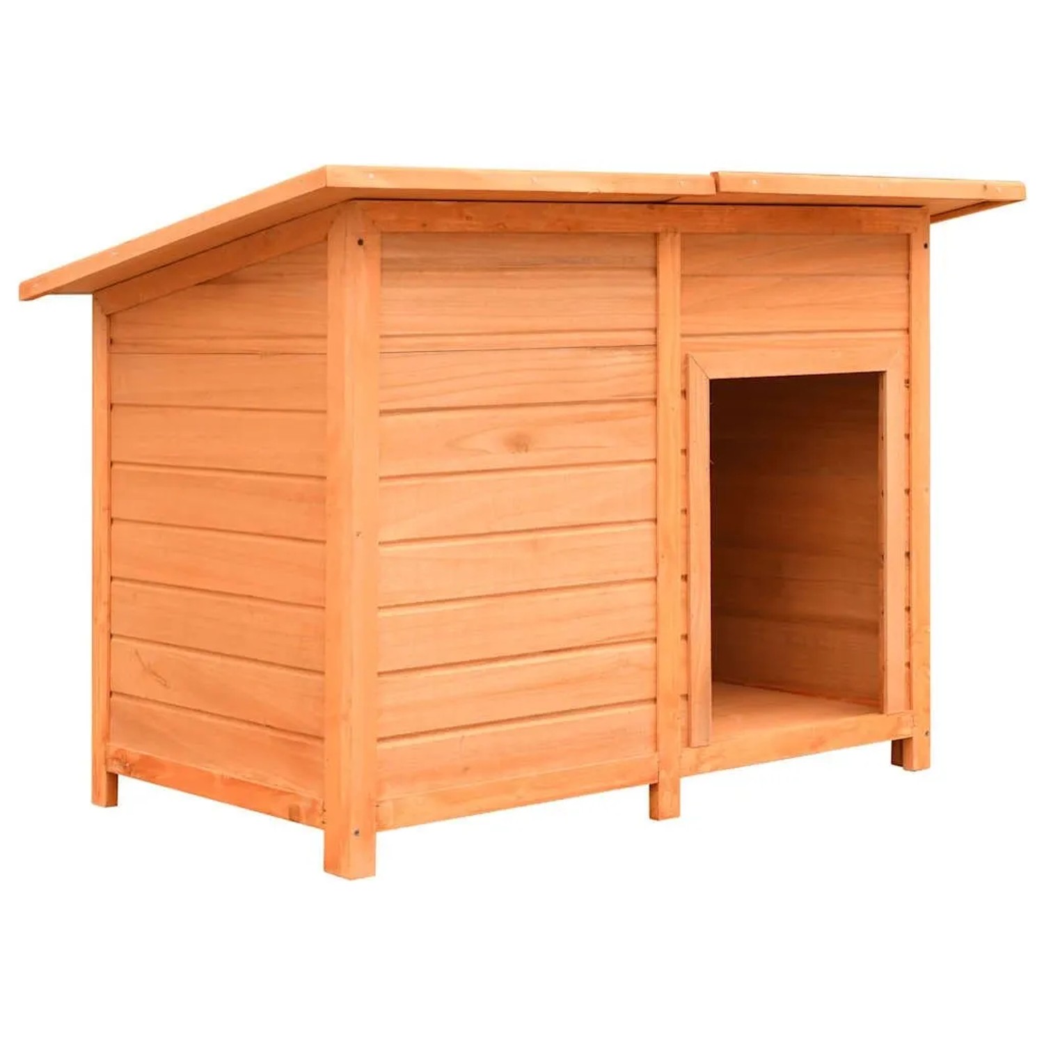 vidaXL Hundehütte Kiefernholz & Tannenholz 120x77x86 cm 170641