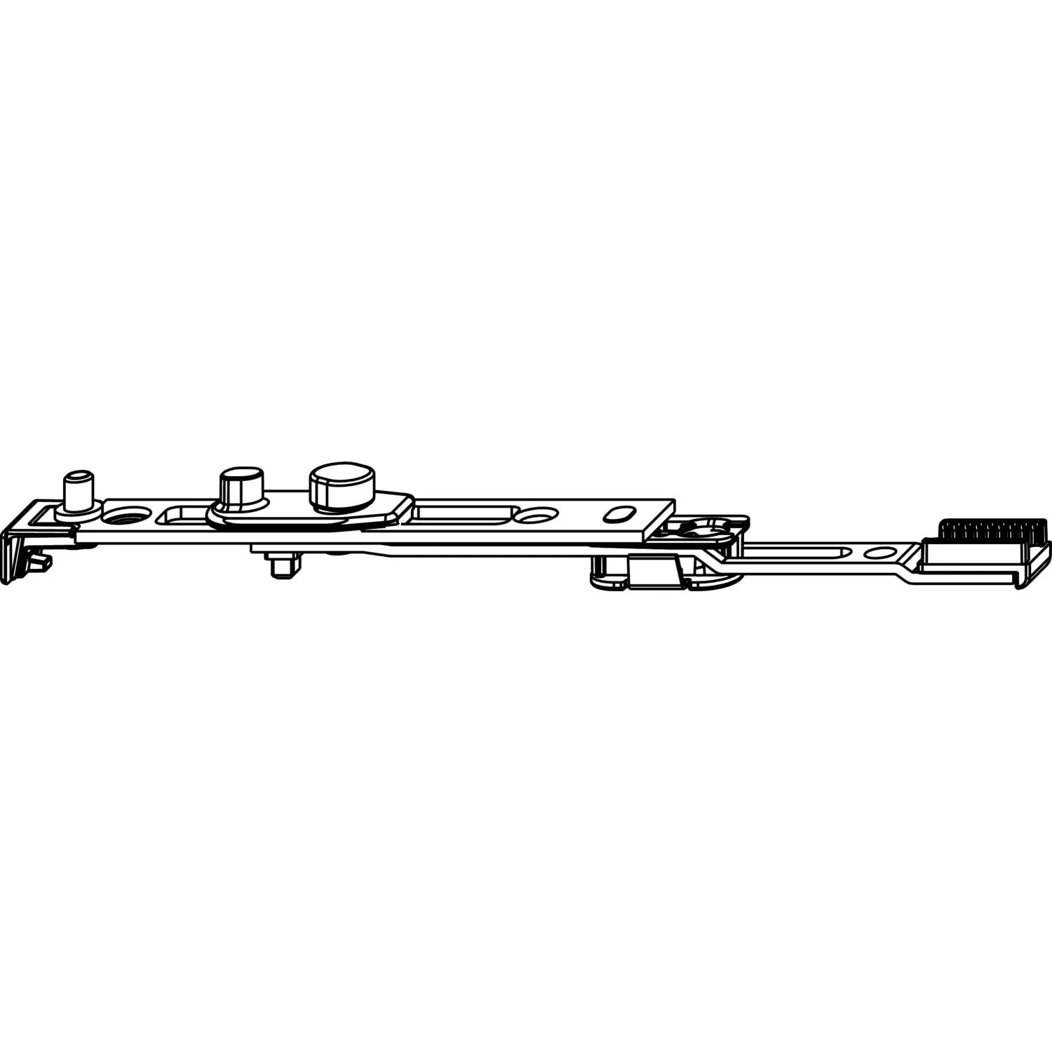 Macomm Kippverschluss Unten mit Ks für Türen Flügelfalzhöhe 1751-2250mm