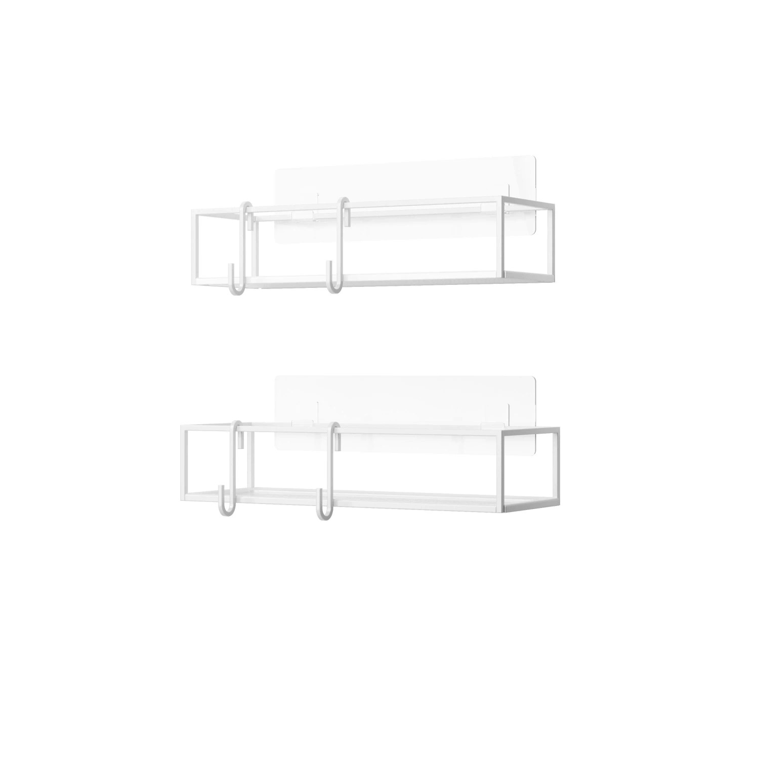 Mömax Duschregal Cubiko Weiß, 2er Set