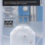 Glasbruchmelder 95 dB von X4-LIFE, zur Tür- und Fenstersicherung. Kompaktes, weißes Design mit Testknopf.