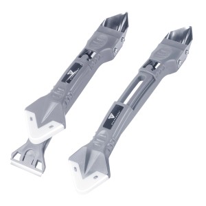 STAHLWERK Silikon-Spachtel Set, 5-in-1 Fugenwerkzeug zum Glätten und Entfernen von Silikonfugen.