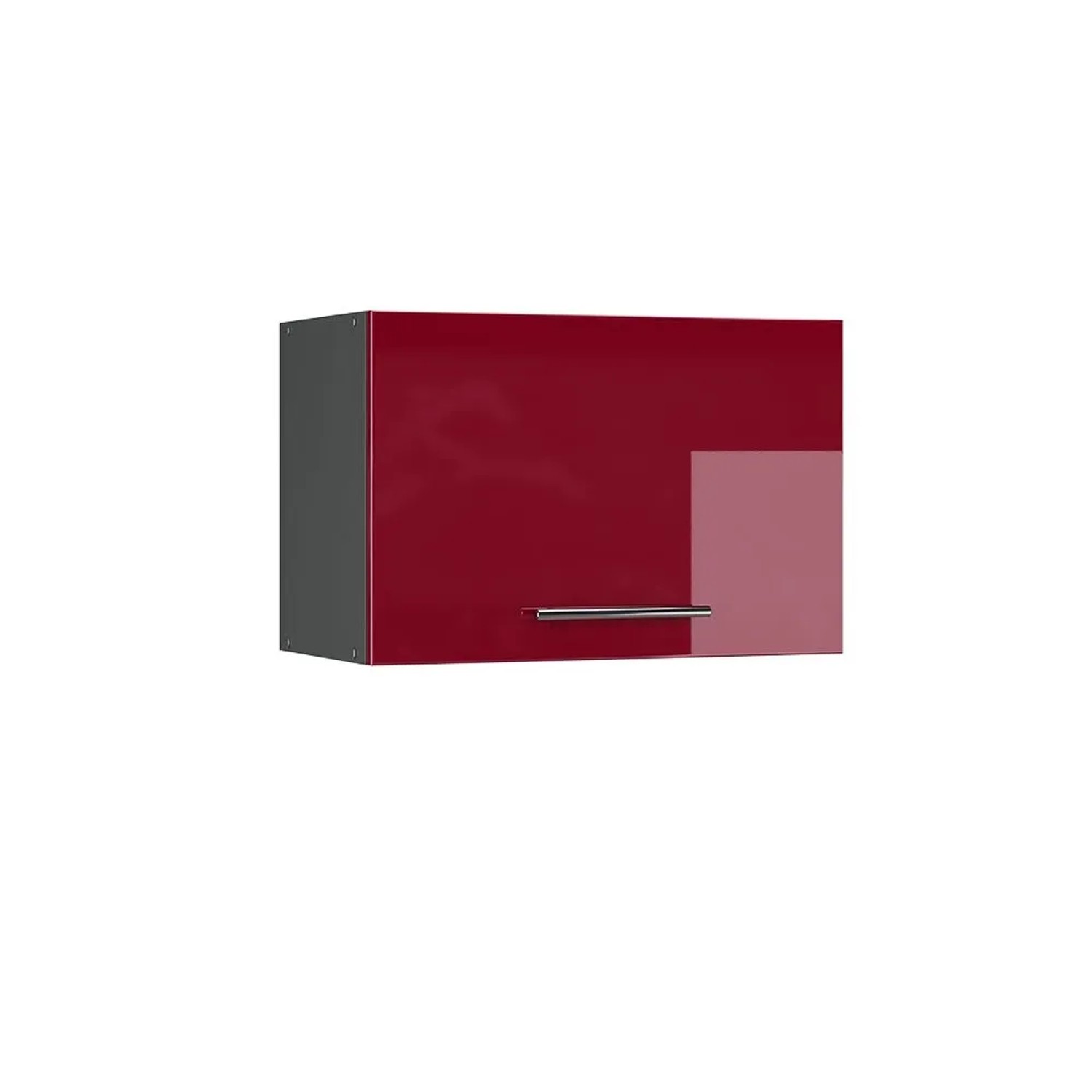 Vicco Hängeschrank Fame-Line Bordeaux Hochglanz Anthrazit 60 cm Flach